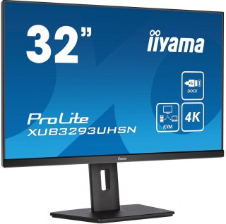 IIYAMA Iiyama ProLite XUB3293UHSN-B5 monitor komputerowy 80 cm (31.5") 3840 x 2160 px 4K Ultra HD LCD Czarny