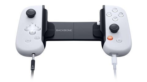 No name Kontroler Backbone One do iPhone PlayStation Edition Biały Lightning
