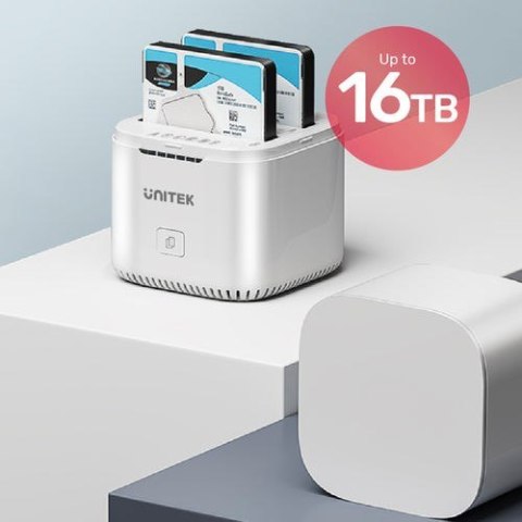 UNITEK Unitek Stacja klonująca Bay SATA USB3.0 do SATA6G 2,5" z funkcją UASP 5 Gbps