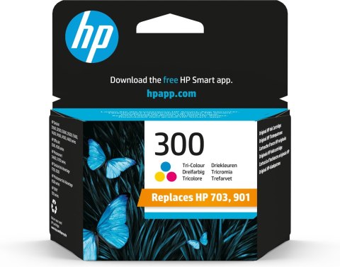 Hewlett-Packard HP 300 oryginalny wkład atramentowy trójkolorowy