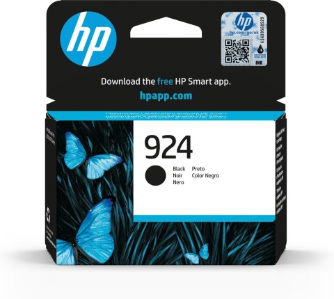 Hewlett-Packard HP oryginalny Tusz nr 924 4K0U6NE Black