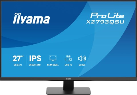IIYAMA MONITOR IIYAMA LED 27" X2793QSU-B1