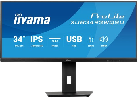 IIYAMA MONITOR IIYAMA LED 34" XUB3493WQSU-B6 120Hz