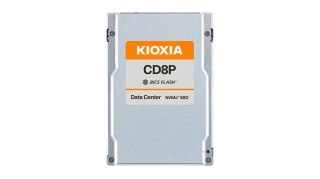 Kioxia Dysk SSD CD8P-R 7680GB U.2 NVMe Gen.5 1x4 DWPD 1 3D TLC BiCS Flash Data Center NVMe non-SED SIE PLP