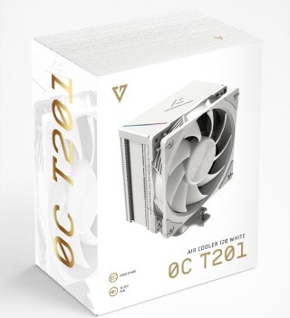 MODECOM MODECOM Volcano 0C T201 chłodzenie powietrzne 12 cm Biały