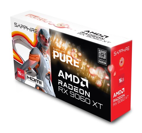 Sapphire Karta graf. SAPPHIRE PURE RX 9060 XT GAMING OC 16GB