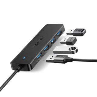 Ugreen HUB adapter 4w1 USB-A -> USB-A X4 - czarny