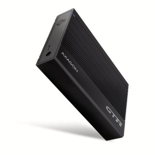 AXAGON AXAGON EE35-GTR USB-C 3.2 Gen 1 - SATA 6G, Obudowa Zewnętrznego Dysku Twardego 3.5", Ryflowana - Czarna