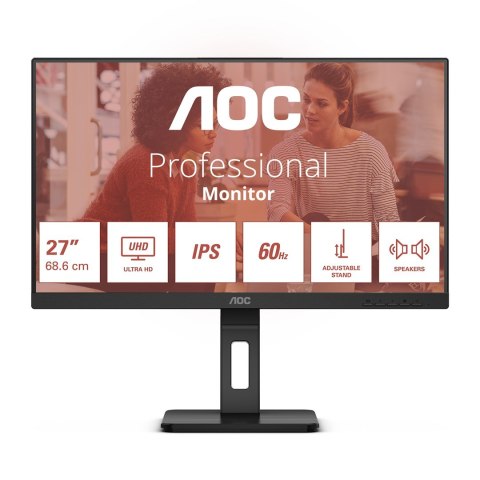 AOC Monitor AOC 68,6cm (27") U27E3UF 16:09 2xHDMI+DP+USB 4K Lift