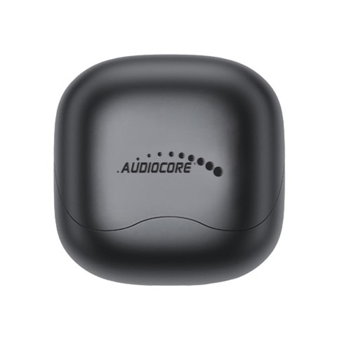 AUDIOCORE Słuchawki bezprzewodowe Audiocore, hybrydowe ANC, ENC, 6 mikrofonów, etui ładujące, Tuya, AC591 PRO