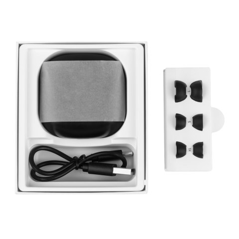 AUDIOCORE Słuchawki bezprzewodowe Audiocore, hybrydowe ANC, ENC, 6 mikrofonów, etui ładujące, Tuya, AC591 PRO