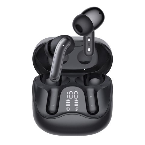 AUDIOCORE Słuchawki bezprzewodowe Audiocore, hybrydowe ANC, ENC, 6 mikrofonów, etui ładujące, Tuya, AC591 PRO