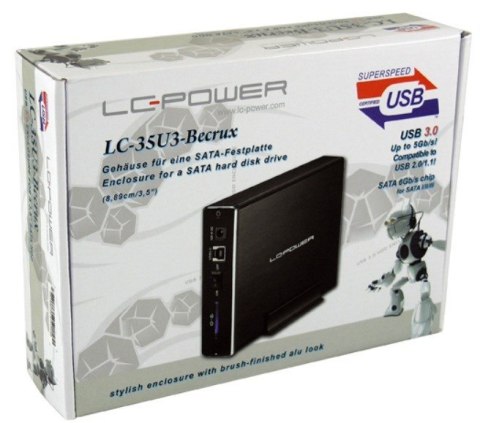 LC-POWER Obudowa LC-POWER LC-35U3-Becrux (3.5"; USB 3.0)