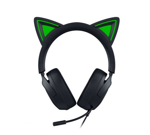 RAZER Zestaw słuchawkowy Razer Gaming Kraken Kitty V3 X Przewodowe Nauszne Mikrofon Czarny