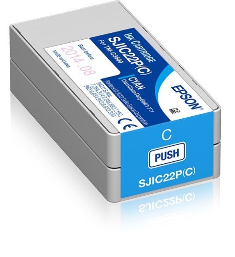 Epson Tusz Epson do SJIC22P TM-C3500 Cyan