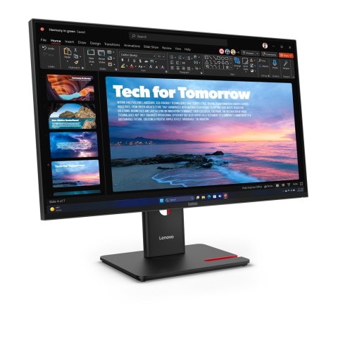Lenovo Monitor LED 27" Lenovo ThinkVision T27QD-40 2560 x 1440 px Wide Quad HD Czarny