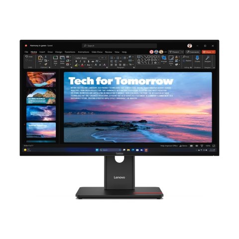 Lenovo Monitor LED 27" Lenovo ThinkVision T27QD-40 2560 x 1440 px Wide Quad HD Czarny
