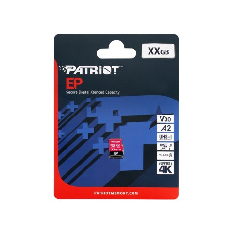 Patriot Memory Patriot EP Pro A2 Micro SDXC 128GB 90/80 MB/s V30 U3 Class10