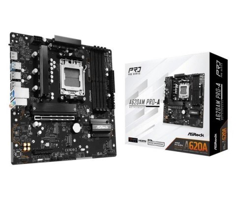 Asrock Płyta główna Asrock AM5 A620AM Pro RS uATX