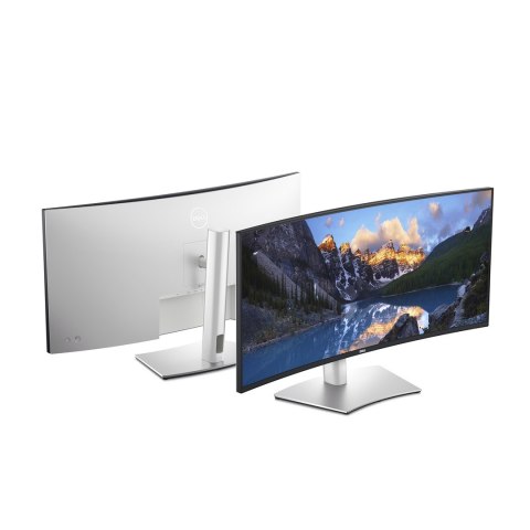 Dell DELL UltraSharp U3824DW LED display 95,2 cm (37.5") 3840 x 1600 px Wide Quad HD+ LCD Czarny, Srebrny