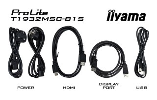 IIYAMA Monitor iiyama ProLite T1932MSC-B1S 19" - Płaski ekran - 48,3 cm