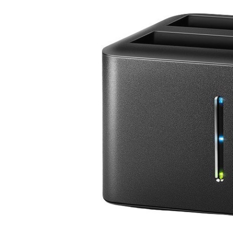 AXAGON Axagon ADSA-D25 stacja dokująca do dysków twardych USB 3.2 Gen 1 (3.1 Gen 1) Type micro-B Czarny