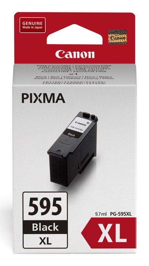 Canon Canon PG-595XL nabój z tuszem 1 szt. Oryginalny Wysoka (XL) wydajność Czarny