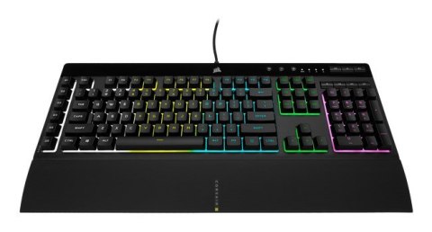 Corsair Korsarz | Gumowa kopuła | K55 RGB PRO | Klawiatura do gier | Klawiatura do gier | Światło LED RGB | Stany Zjednoczone | Przewodo