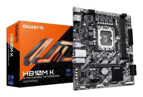 Gigabyte Płyta główna Gigabyte H810M K (H810, S1851, mATX, DDR5)