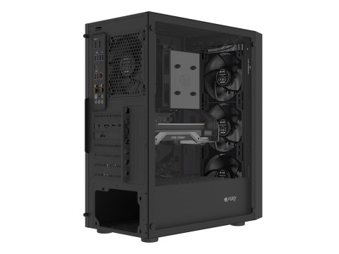FURY FURY OBUDOWA SHOBO SH8F MIDI TOWER Z OKNEM CZARNA