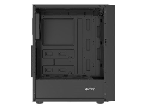 FURY FURY OBUDOWA SHOBO SH8F MIDI TOWER Z OKNEM CZARNA