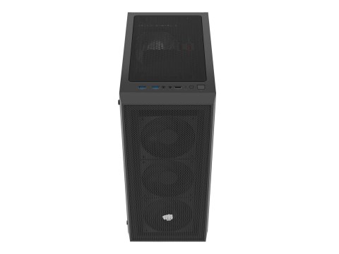 FURY FURY OBUDOWA SHOBO SH8F MIDI TOWER Z OKNEM CZARNA