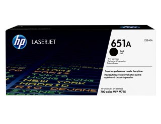 Hewlett-Packard TONER CARTRIDGE 651A BLACK/.