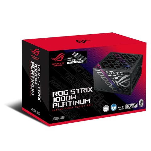 ASUS ASUS ROG -STRIX-1000P-GAMING-E moduł zasilaczy 1000 W 20+4 pin ATX ATX Czarny