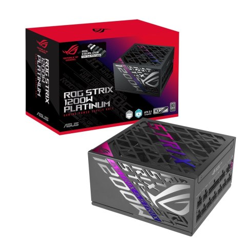 ASUS ASUS ROG -STRIX-1200P-GAMING-E moduł zasilaczy 1200 W 20+4 pin ATX ATX Czarny, Wielobarwny