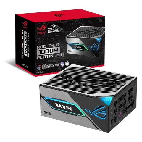 ASUS ASUS ROG -THOR-1000P3-GAMING-E moduł zasilaczy 1000 W 20+4 pin ATX ATX Czarny