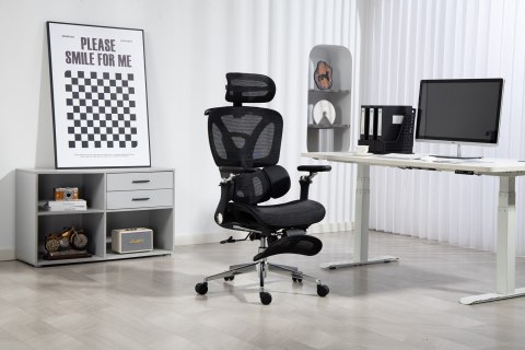 Activejet Activejet Fotel biurowy Ergonomiczny YK848 czarny