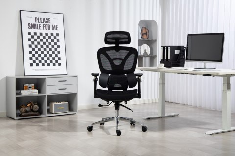 Activejet Activejet Fotel biurowy Ergonomiczny YK848 czarny