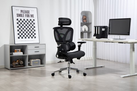 Activejet Activejet Fotel biurowy Ergonomiczny YK848 czarny