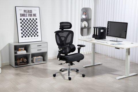 Activejet Activejet Fotel biurowy Ergonomiczny YK848 czarny