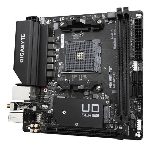 Gigabyte Gigabyte A520I AC płyta główna AMD A520 Socket AM4 mini ITX