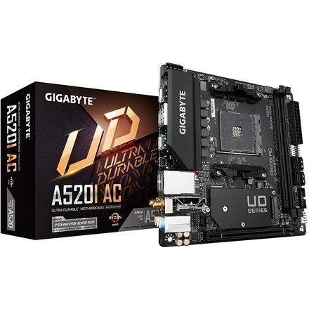 Gigabyte Gigabyte A520I AC płyta główna AMD A520 Socket AM4 mini ITX
