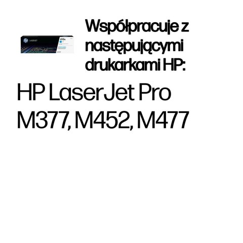 Hewlett-Packard HP 410A oryginalny wkład z niebieskim tonerem LaserJet