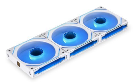 LIAN LI Wentylator Lian Li UNI FAN SL-INF 120 ARGB z odwróconymi łopatkami, 3-pak z kontrolerem - 120mm, biały