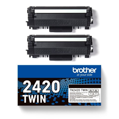 Brother Brother TN-2420TWIN kaseta z tonerem 2 szt. Oryginalny