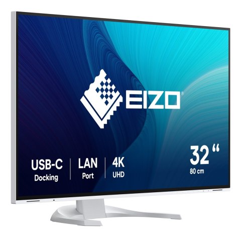 EIZO Monitor EIZO FlexScan EV3240X-WT - 80 cm (31.5") - 3840 x 2160 pikseli - 4K Ultra HD - LCD - 5 ms - Biały