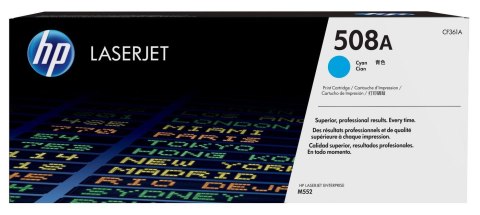 Hewlett-Packard HP 508A oryginalny wkład laserowy, błękitny