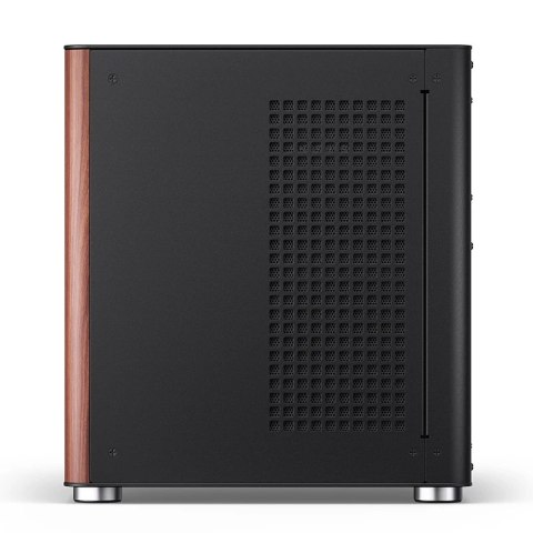 Jonsbo Obudowa PC Jonsbo TK-0, Mini-Tower, Mini-ITX, Tempered Glass, Holz - schwarz
