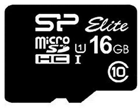 Silicon Power Karta pamięci Silicon Power microSDHC Elite 16GB CL10 UHS-1 (U1) + ADAPTER microSD-SD (SP016GBSTHBU1V10SP)