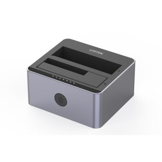 UNITEK Stacja dokująca dla dysków pamięci masowej - Unitek (Y-3026GY01-EU) 2x SATA III 2.5"/3.5" USB 3.0 5Gbps